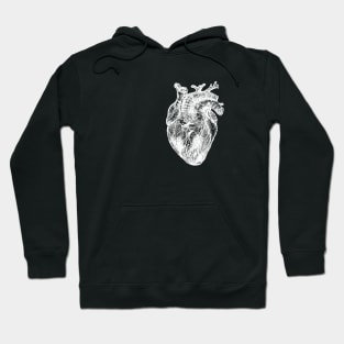 White Heart Hoodie